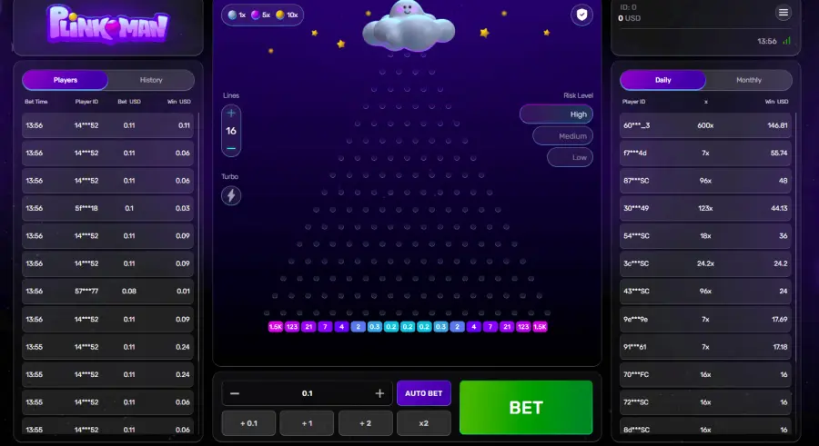 Plinko demo